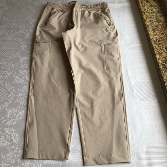 Old Navy Tan/Khaki Joggers Stretch-tech Sweatpants Women’s Size M Quick Dry - Picture 6 of 16